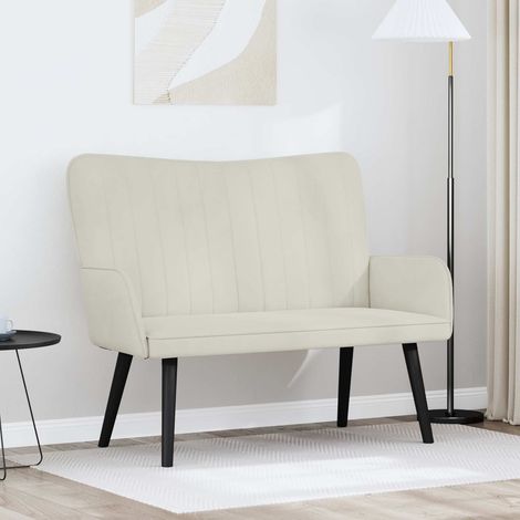 Sofá de 2 Plazas Crema 115 x 61 x 87 cm PWNEDBYLORD666YWH