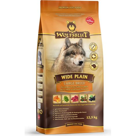 Trockenfutter für Hunde WOLFSBLUT Wide Plain Large 12,5 kg (1/5)