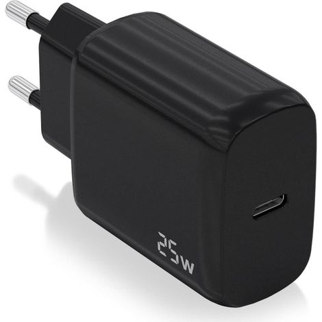 Cargador de Pared Aisens A110-0757/ 1xUSB Tipo-C/ 25W