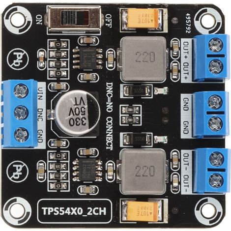 Module convertisseur de tension TPS5430 double sortie positive négative 12V 15V protection anti-inversion, faible bruit, régulateur basse tension (1/5)