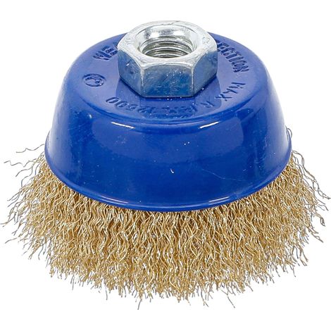 Spazzola rotonda bgs technic acciaio ottone 75 mm (1/4)