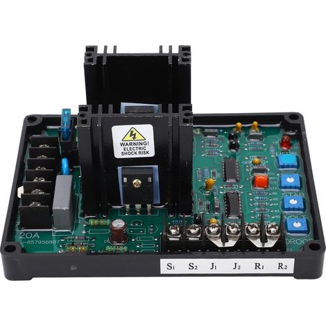 Automatischer Spannungsregler für ABS-Generatoren, bürstenlose Generatoren, AVR-Platine, 180–240 V AC Ausgang, 6 A, 220–400 V AC Sensoreingang für Reparatur und Austausch bürstenloser Generatoren (1/5)