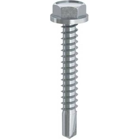 200 x VITE P/LAMIERA AUTOPERFORANTE TECC 6,3X 38MM ZN UNI8117