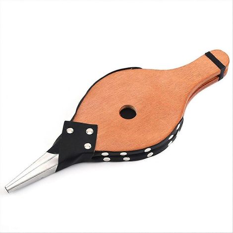 Souffleur d'air manuel vintage en bois, fait main, pour barbecue (1/5)