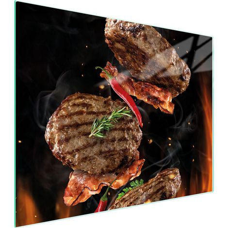 TAGLIERE IN VETRO 52x40 GRIGLIA (1/5)