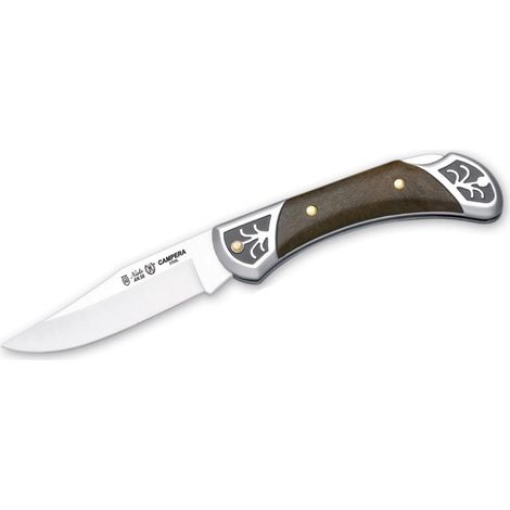Coltello Campera 815 Miguel Nieto di 20,5 cm, con lama in acciaio di 9 cm con mango di cromo duro e cache ABS