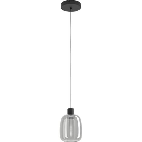 Eglo Connect Hängeleuchte Molochio-Z schwarz 12,5 x 110 cm Aufbauleuchte