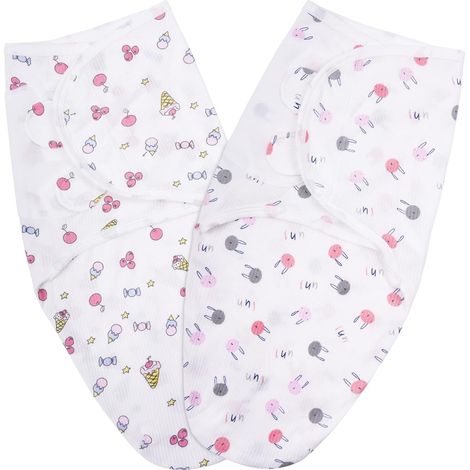 Sac d'emmaillotage pour bébé,Gigoteuse d’Emmaillotage Enveloppante Bébé,Essentiels pour bébés,Lange 100% Coton,Couvertures Emmailloteuse Bebe 0-9 Mois