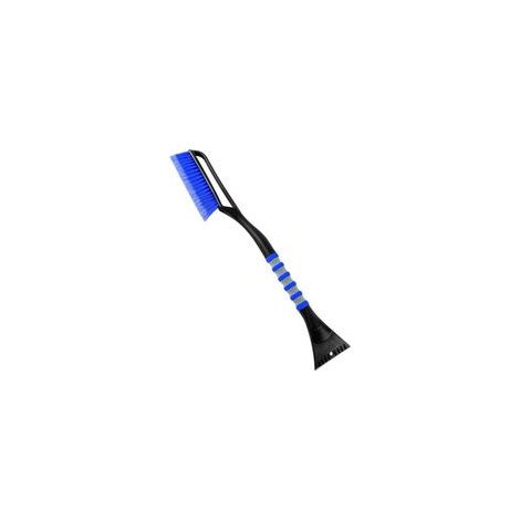 Brosse à neige et grattoirs à glace de 68 cm pour pare-brise de voiture, grattoirs à neige détachables avec poignée en mousse ergonomique pour voitures,camions et VUS(ABS robuste,brosse en PVC,bleu) (1/4)