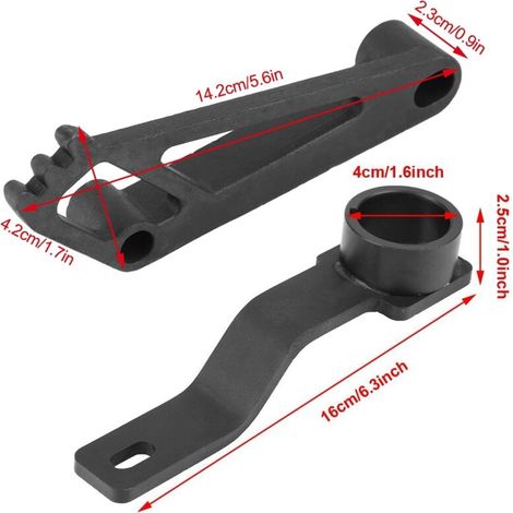 Outil de positionnement de vilebrequin, clé de positionnement de vilebrequin de voiture automatique Ensemble de chaîne de distribution d'outil de vilebrequin pour moteur 5.4L 4.6L 3V (1/5)