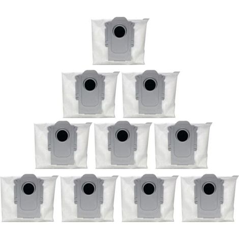 Pack of 10 replacement vacuum cleaner bags for Q5+ T8 S7 MAXV Ultra MAX-AquaForge vacuum cleaners (1/5)