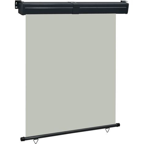 vidaXL Toldo lateral de balcón gris 145x250 cm (1/5)
