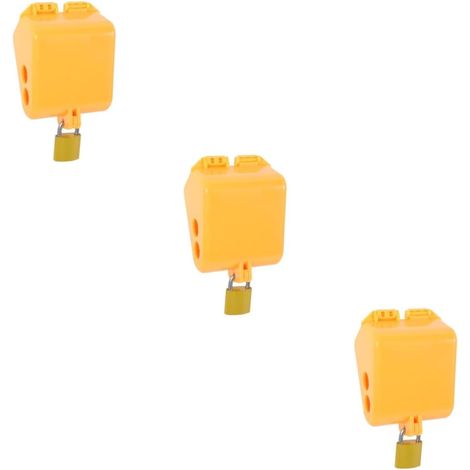 3 pièces buse de tuyau d’arrosage, serrure test, valve plastique pour extérieur (1/4)