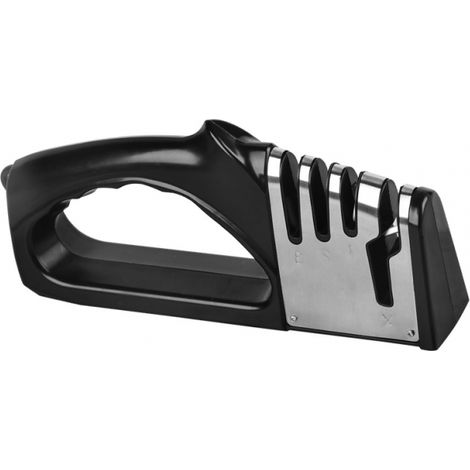 4-in-1 Küchenmesser- und Scherenschärfer, Profi-Messerschärfer, Messerschärfer mit Anti-Rutsch-Gummi (1/3)
