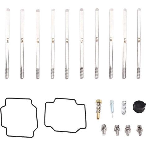 Kit de réparation de carburateur de moto, vis de réglage du ralenti et du mélange pour carburateur Lectron 2 temps (1/5)