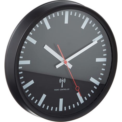 TFA Dostmann 60.3513 - Orologio da Parete radiocontrollato (Nero) (1/4)