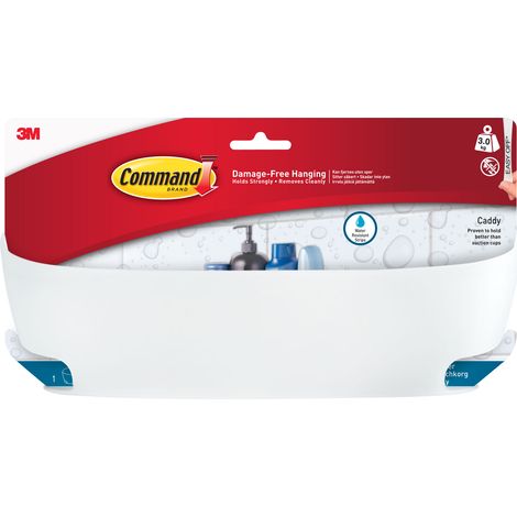 Command™ Panier douche Aspect glace (1/5)