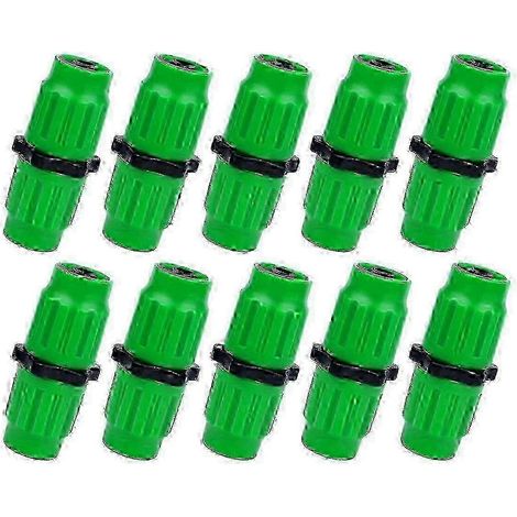Kit de réparation pour tuyau d'arrosage extensible, ensemble de 10 pièces, connecteurs mâles et femelles à double canal avec interface de tuyau, compatible avec 3/ (1/5)