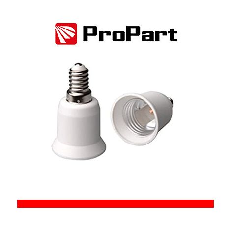 Adattatore per filettatura di lampadina da E27 femmina a E14 maschio Pel1427