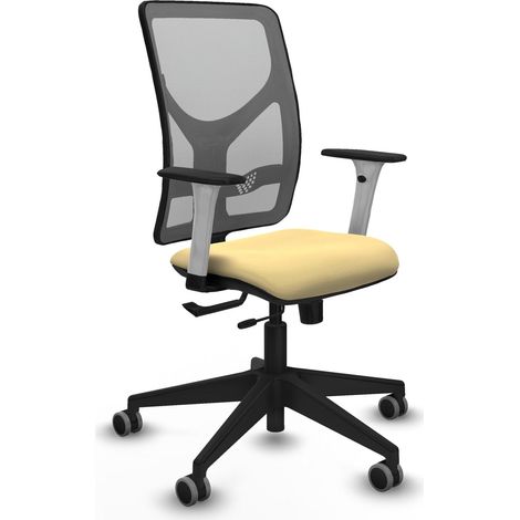 Sedia da ufficio piqueras y crespo Motilla bianco imbottito (1/2)