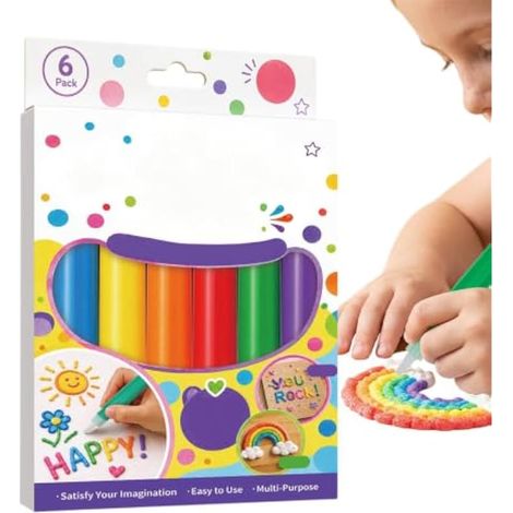 Stylo Bulles 3D Feutres Dessin Relief Éclatants Thermoactivés (1/5)