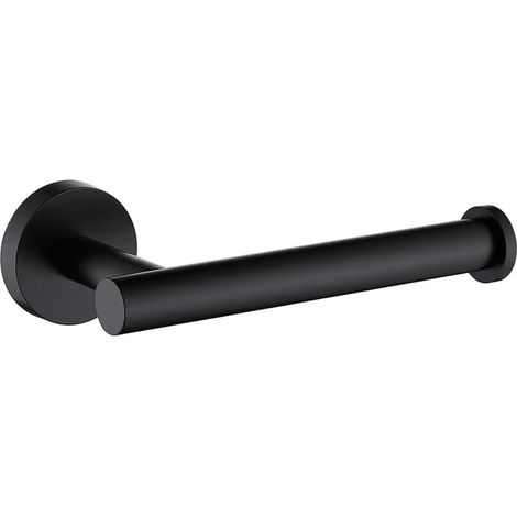 Porta carta igienica in acciaio inox 304 Porta rotolo di carta igienica a parete per bagno Accessorio per WC in nero