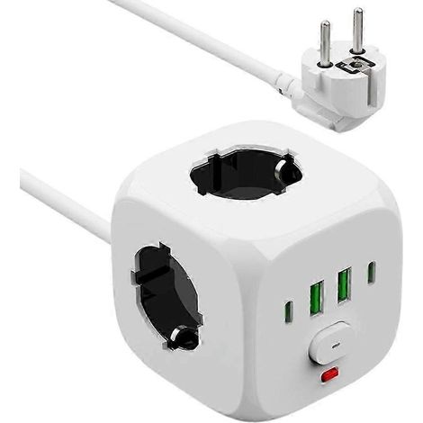 Fiche, prise, multiprise, prise murale, adaptateur, prise de courant 2M-SSZFV (1/4)