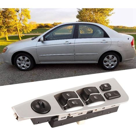 Commutateur de Vitre Conducteur pour Kia Spectra/Cerato [2004‑2009] Interrupteur Principal OEM 93570‑2F200 ABS Neuf