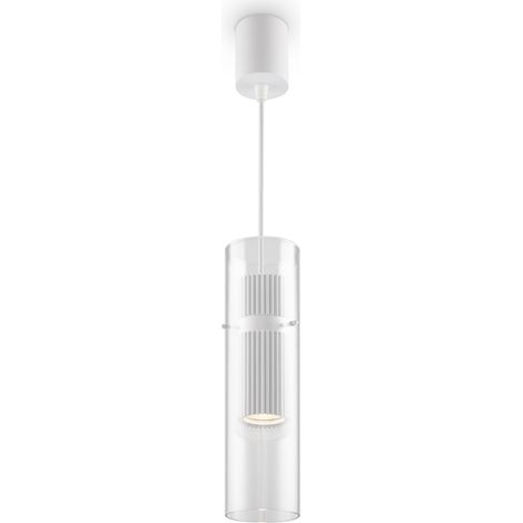 Lampada a sospensione bianca tubo vetro Dynamics 1xGU10 Maytoni (1/3)