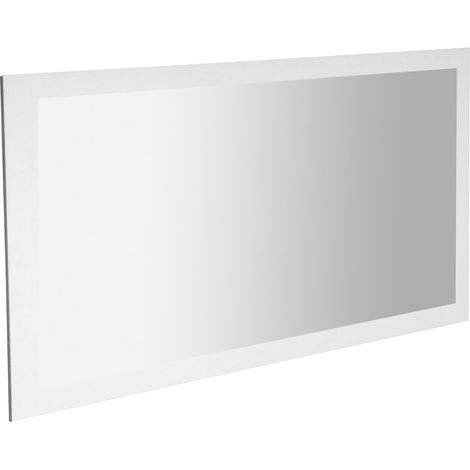 Miroir NIROX avec cadre 120x70cm, blanc brillant
