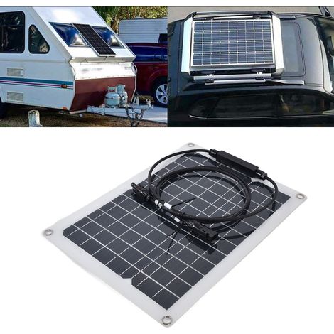 Kit panneau solaire 15 W et contrôleur solaire 40 A pour voitures, yachts, bateaux et alimentation électrique extérieure (1/5)