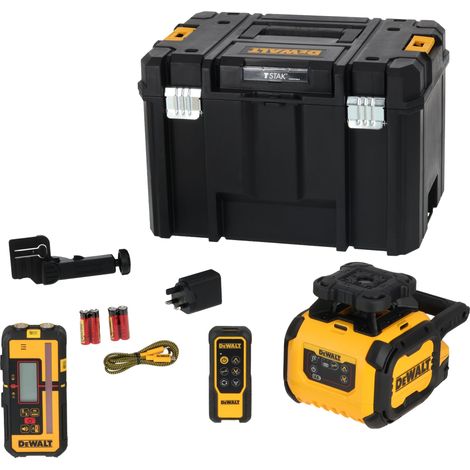 DeWALT Rotationslaser DCLE15211R, Rot, Lot, mit USB-C in TSTAK