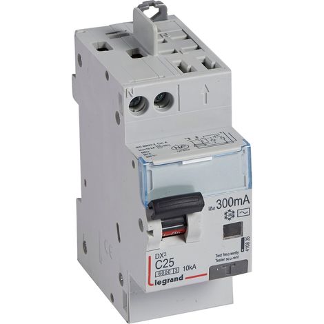 Differentieel Automaat DX3 1P+N Karakteristiek C 25A 300mA 6kA - LEG410835