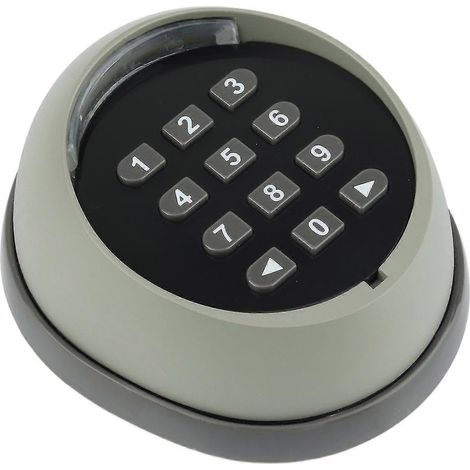 Clavier sans fil métallique à code tournant 433 MHz pour portail de garage, contrôle d'accès et haute qualité (1/5)