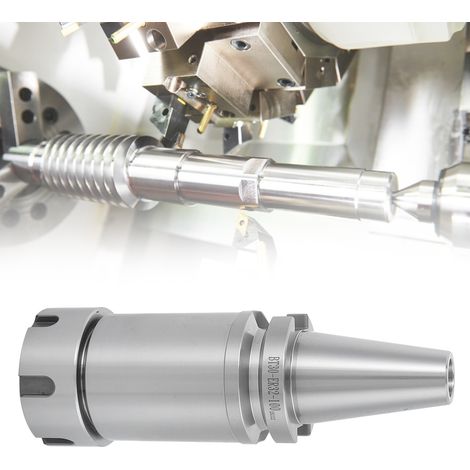 Porte-outil CNC à pince, mandrin, porte-outil pour fraiseuse et tour, haute précision, acier 40cr BT30‑ER32‑100 (1/5)