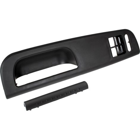 Poignée de porte avant gauche noire pour VW Golf IV (1997-2003), 2 vitres + cache (1/2)