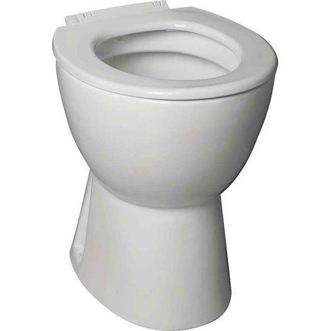 Contemporary Close-Coupled Toilet Soft-Close Seat 495mm – White