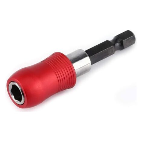Pair Porte-embout, Tournevis Porte-embout 1/4\"à tige hexagonale Porte-embout magnétique Barre d'extension pour perceuse électrique Tournevis Longueur 60mm