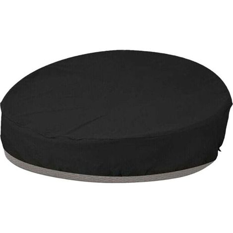 Housse de protection lit de jardin - Tissu Oxford 210D imperméable Résistante aux UV - Protection meuble extérieur - 190x89cm Rond (1/5)