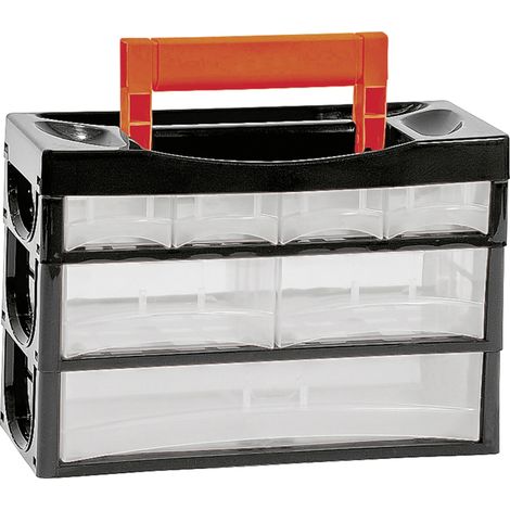 Alutec 66010 Sortimentskoffer Anzahl Fächer: 7 Inhalt 1 St.