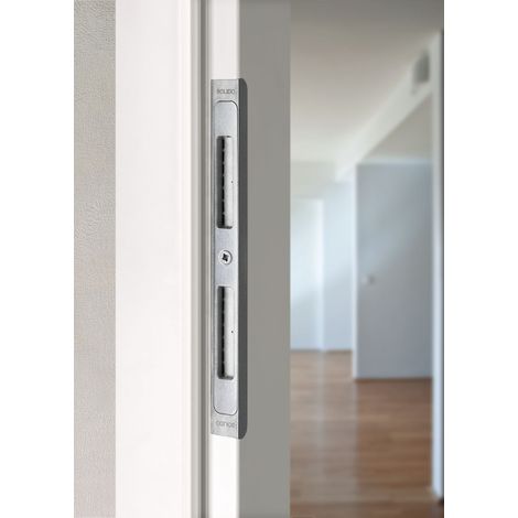 Solido Schließblech 4-Fach verstellbar zum Einfräsen Polyram/Aluminiumbedampft silber