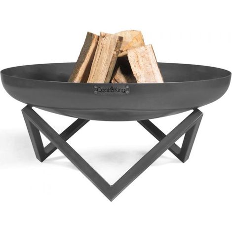 Brasier SANTIAGO, acier naturel, sur support, CookKing, 111374