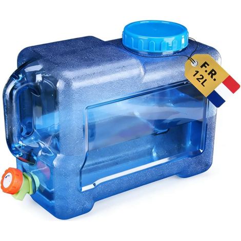 Camping – Reservoir Eau Camping Car nomade Bidon d'eau avec Poignée Jerrican Alimentaire avec (1/5)