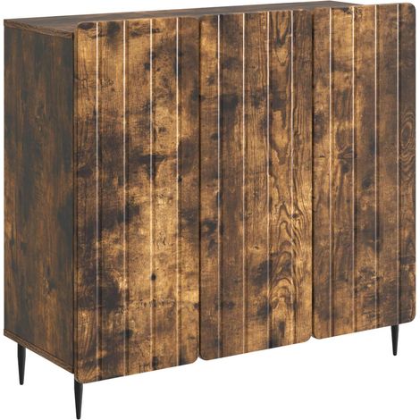 Sideboard Smoked Oak 89 x 34.5 x 82 cm Engineered Wood vidaXL