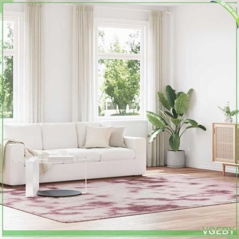 4102857 Tapis Shaggy à poils longs NAVARRA rose poudré 240x340 cm (1/5)