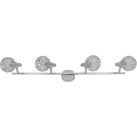 Italux Brama Barre de plafonnier classique à 4 ampoules, G9