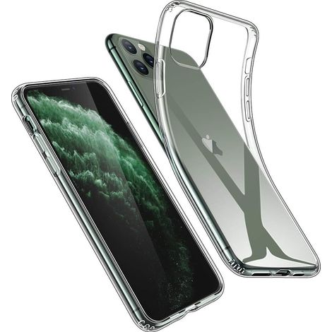 Schutzhülle für Apple iPhone 11 Pro, transparente Silikonrückseite A2160 (1/5)