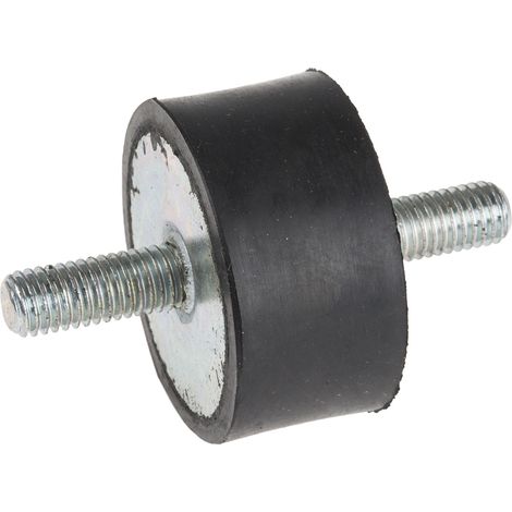 Bobine mâle à mâle RS PRO M8 Ø 40mm en Caoutchouc naturel ( Prix pour Sachet de 4 )