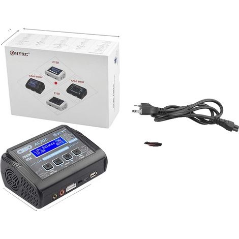 Cargador de baterías, doble entrada de alimentación, compatible con múltiples baterías, Set A, enchufe europeo. (1/2)