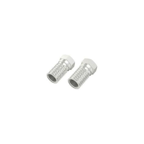 Confezione da 2 connettori hama f da 65 mm